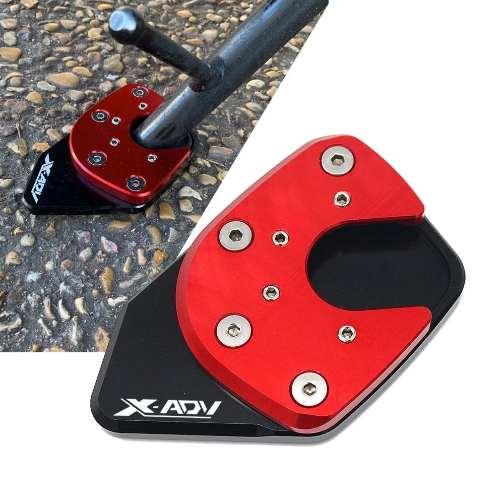 

For Honda X-ADV XADV 750 2017 2018 Motorcycle CNC Aluminum Side Stand Enlarger Kick Stand Extension Plate Enlarge Pad