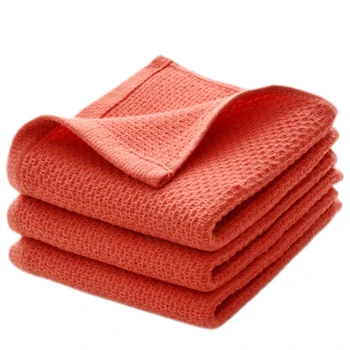 

3-Piece Cotton Kitchen Cutlery Cloth Woven Cutlery Cloth Soft Absorbent Quick-Drying Cutlery Towel