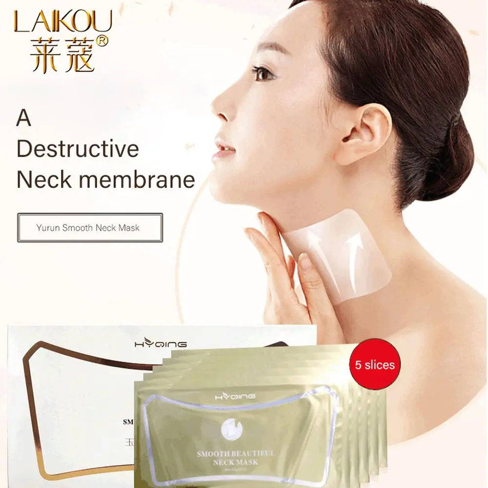 

LAIKOU Collagen Neck Mask Crystal Gel Neck Membrane Tighten Skin Anti-wrinkle Fading Neck Wrinkle Patches Whitening Neck Care