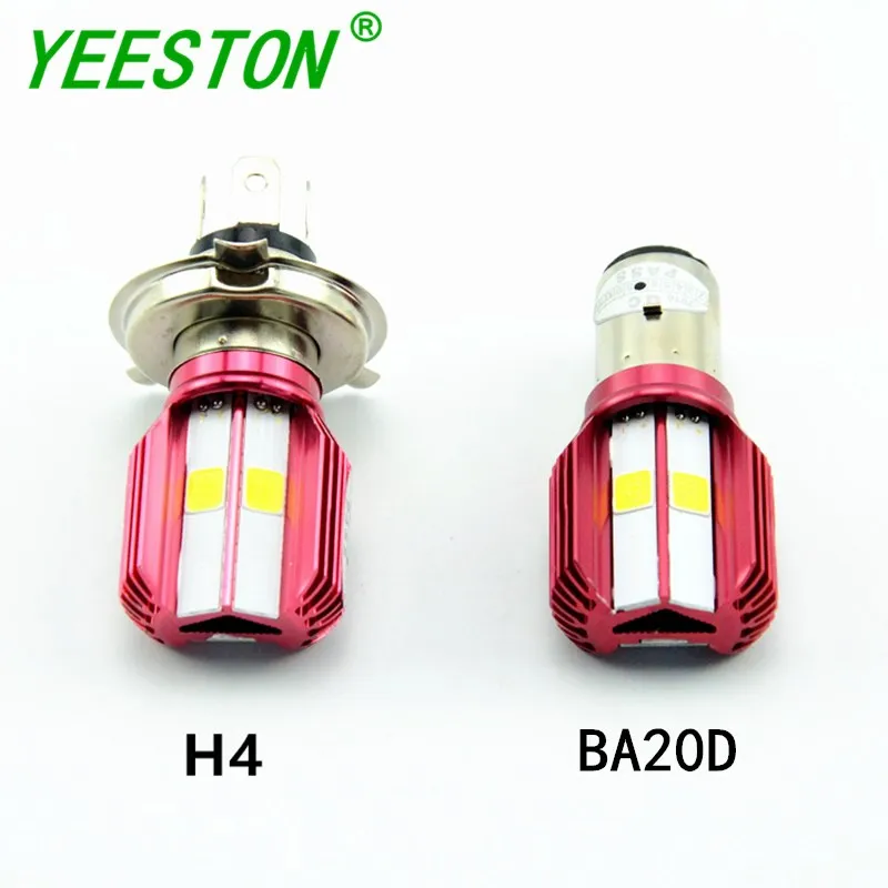M11N-H4 BA20D LED Motorcycle Headlights with Three Side for E-vehicle Bicycle | Автомобили и мотоциклы
