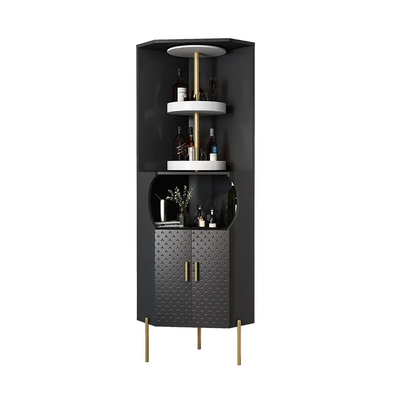 

Простой современный скандинавский роскошный треугольный боковой шкаф угловой винный шкаф для гостиной настенный боковой шкаф для хранения