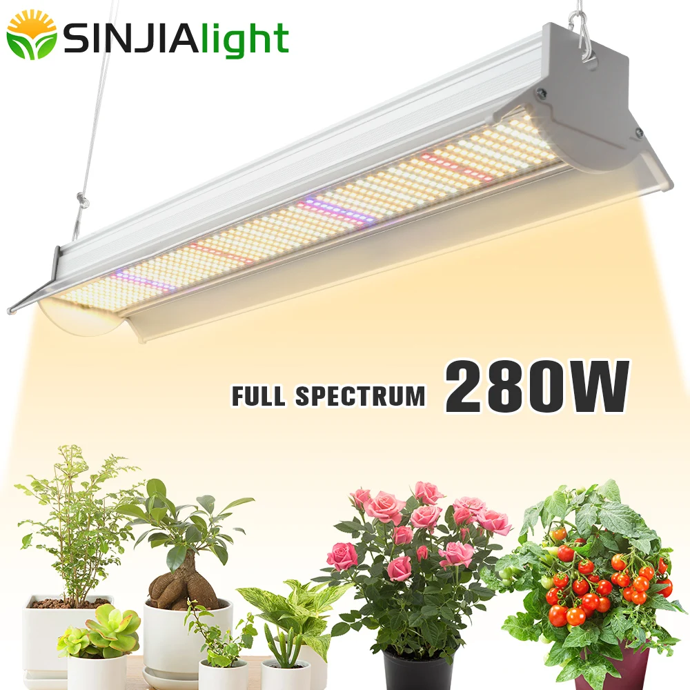 280W LED Grow Light Vollspektrum Wachstumlampe Pflanzenlicht Hydroponik Pflanzen 