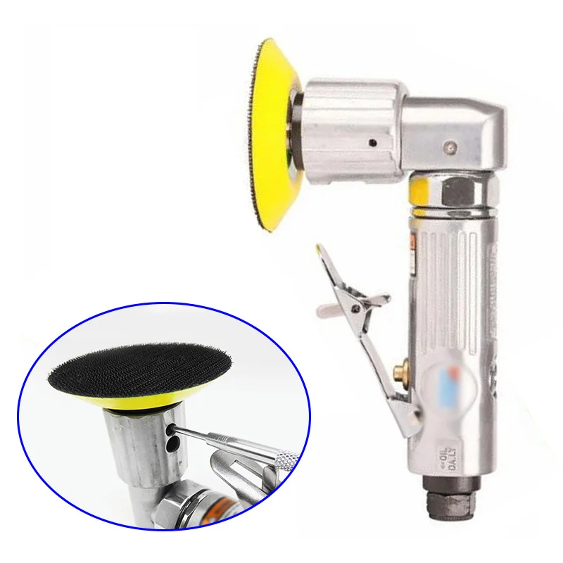 

Mini Air Angle Sander Pad 90 Degree Pneumatic Polishing Orbital Air Sander Polished Grinding Machine Hand Tools