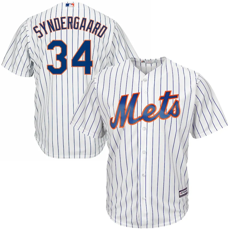 Коричневый Мужчины Нью-Йорк майка Piazza Jacob deGrom Noah Syndergaard Давид Райт Джерси - Цвет: Коричневый
