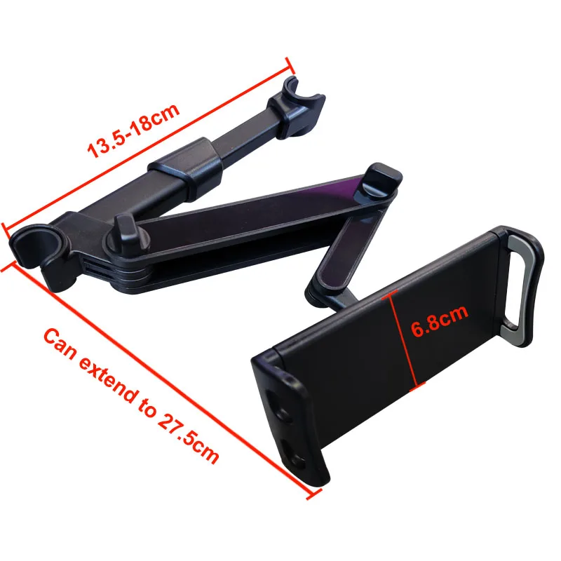  Flexible 360 Degree Rotating for iPad Car Pillow mobile Phone Holder Tablet Stand Back Seat Headres