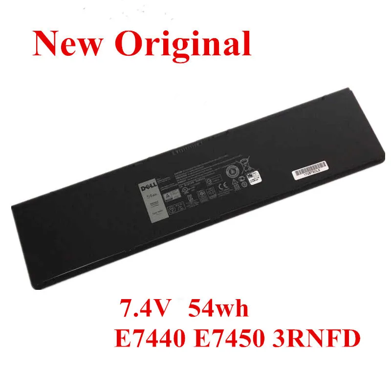 Новый оригинальный литий-ионный аккумулятор для ноутбука DELL Latitude E7440 E7450 3RNFD 54WH 7 4 v