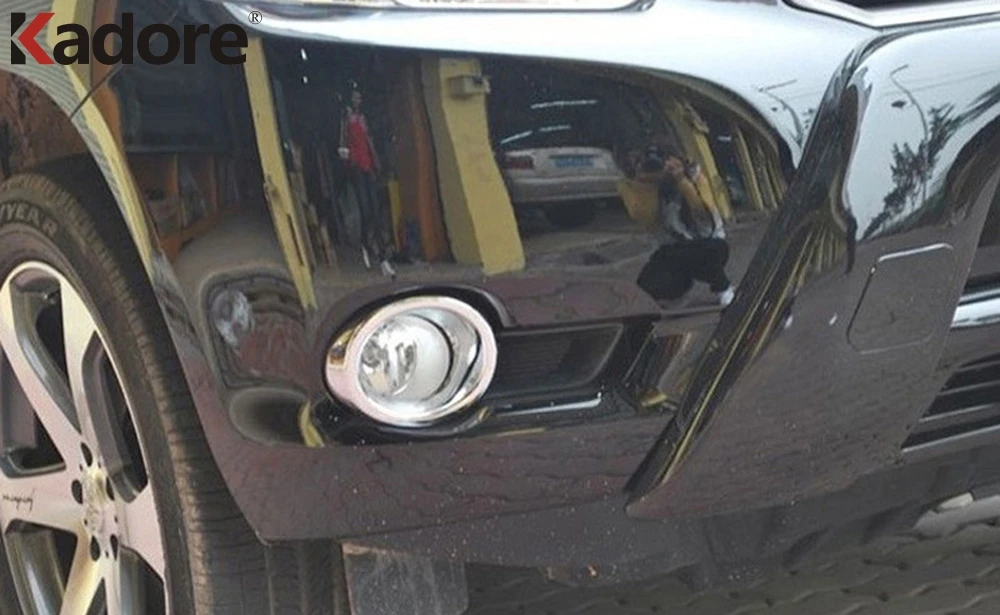 Накладка на переднюю противотуманную фару для Toyota Highlander 2008 2009 2010 ABS|exterior accessories|abs