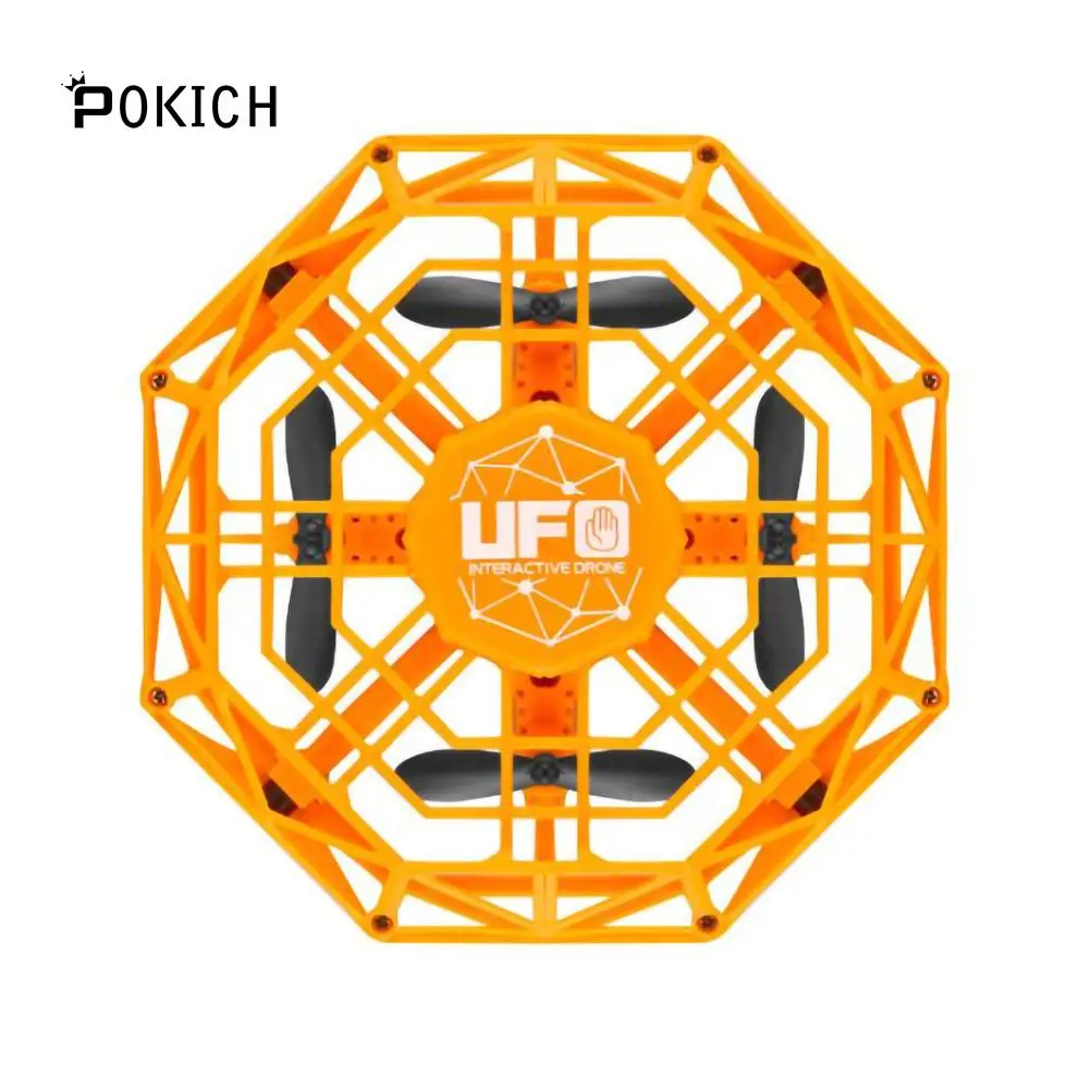 Мини индукционный вертолет UFO RC Дрон вращающийся на 360 ° умный Мини UFO Дрон для детей игрушки лучший для детей день рождения Рождество Gfit