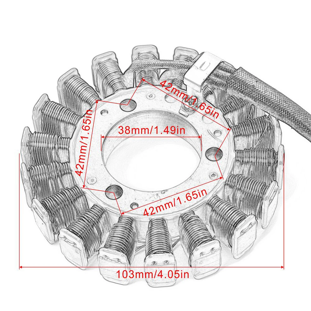JAER Фирменная Новинка статор мотоцикла катушки для Suzuki TU250 1997- GN250 1982-2001 32101-38302