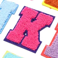 Towel English Letter Patches Embroidery Patches For Clothing Name Clothes Sticker Sew On Bags/Jeans Stripe Applique Online