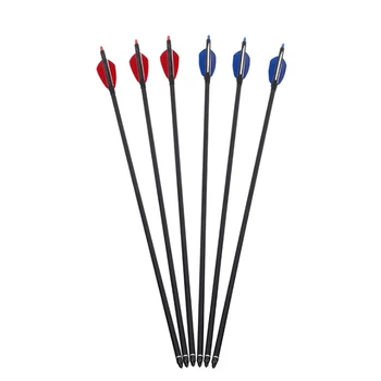 

6/12/24pcs Archery Mix Carbon Arrow Spine 500 OD 7.8mm Compound Traditional Bow Accessories Outdoor Hunting