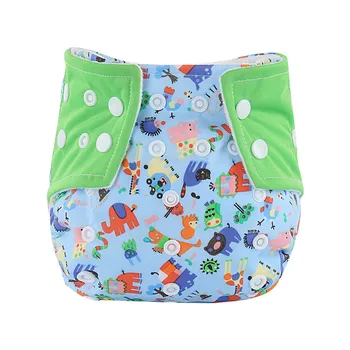 

Baby Infant Printed Cloth Diapers Reusable Nappy Washable Snap Nappy Cloth Diapers Underwear Changing Training Pants Baby