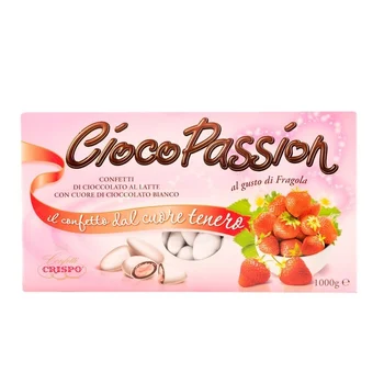 

Crispo Confetti Cioco Passion Strawberry-White Color-1 kg