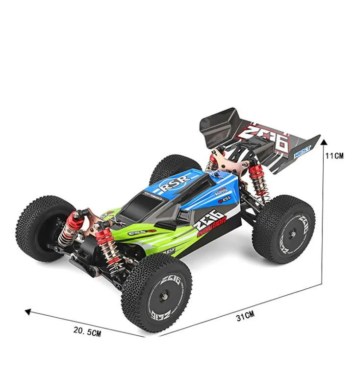 Высокая скорость 60 км/ч Wltoys 144001 гоночный Радиоуправляемый автомобиль модели 1/14 2,4 г 4WD 1500 мАч матовый мотор гусеничный автомобиль уличные игрушки подарок