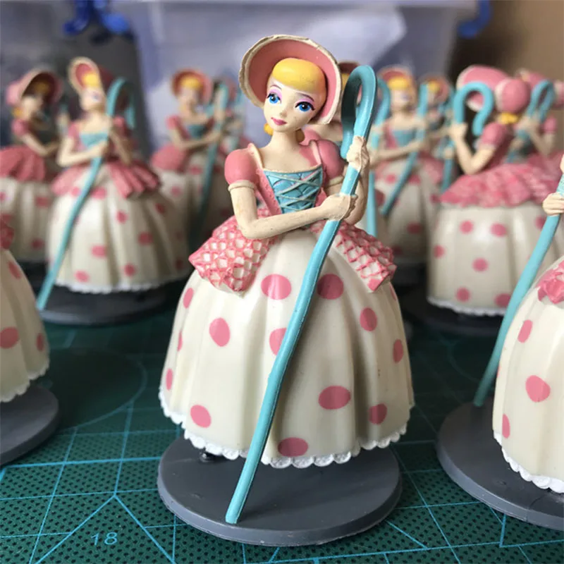 

1piece 8cm Toy Story 4 Bo Peep PVC Action Figure Toy Woody's girlfriend shepherdess Figures Model Doll
