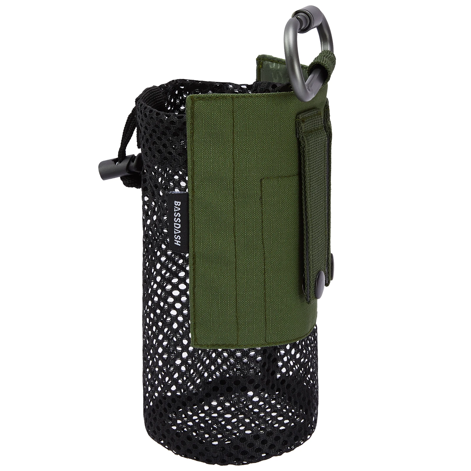 Foldable Water Bottle Pouch with Molle Straps and Carabiner 