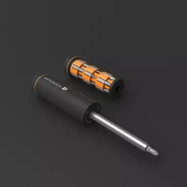 Черный Набор отверток Xiaomi для хранения, набор бытовой отвертки 18 в 1, Набор прецизионных отверток 18 шт., колесо для умного дома - Цвет: Черный
