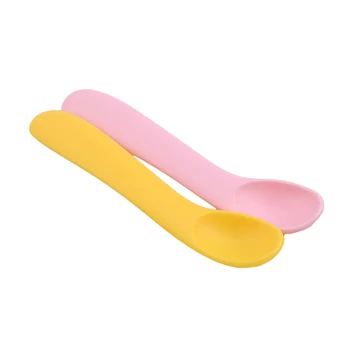 

Fun Environmental Protection Plastic Creative Cute Spoon Fork Children's Gift Tableware Baby Spoon Fork Spoon Set
