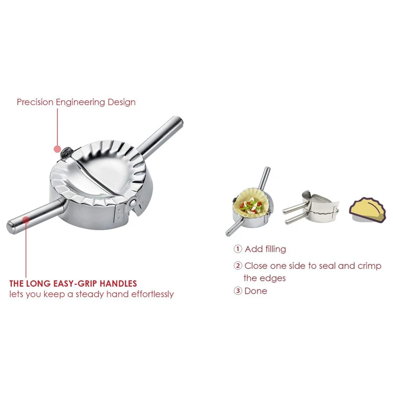 Горячая посуда из нержавеющей стали приспособление для лепки пельменей Pierogi машинка для пельменей для заворачивания нож для выпечки Кухонные аксессуары