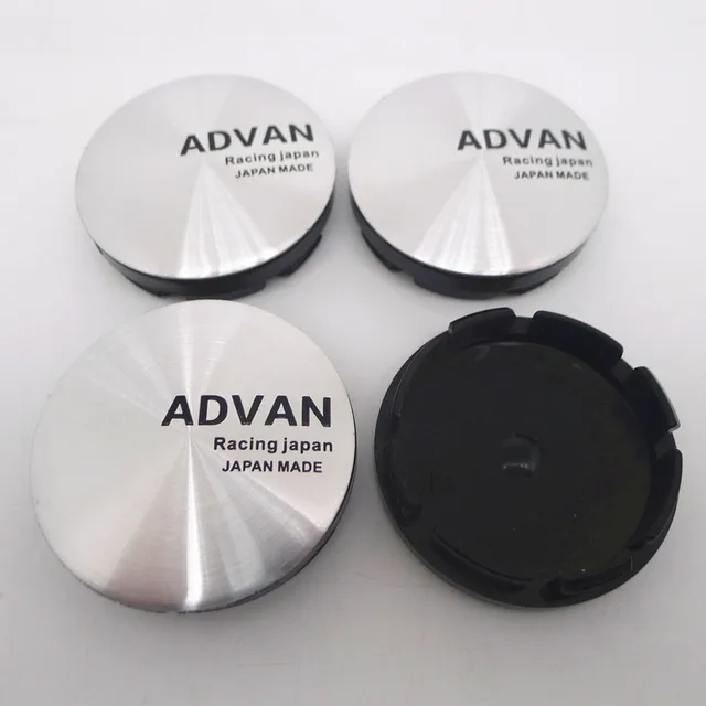 4 stücke ADVAN Nabendeckel 56mm Racing Auto Rad Kappe