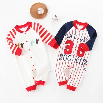 

Newborn Toddler Baby Boy Girl Clothes Print Romper Long Sleeve Comfortable Jumpsuit 0-12months Girls Jumpsuits Clothing
