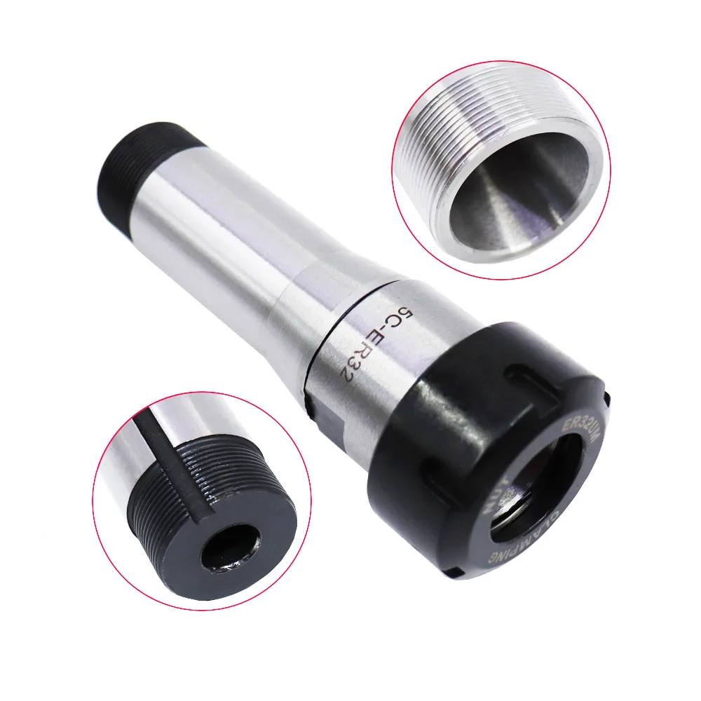 Porte-mandrin ER32 - Acier Chrome-molybdène - Longueur 140 Mm - Pour Perçage Profond - Usage Atelier, Professionnel - 6