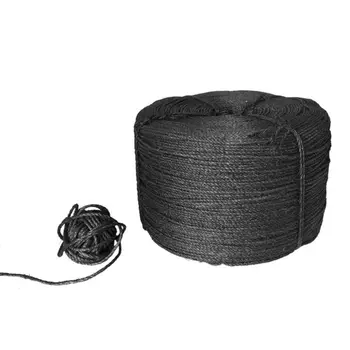 

Cat Scratch Pillar 6mm Black Sisal Rope for Repair and Replacement Stripe Pad Cat Scratch Pillar Rope