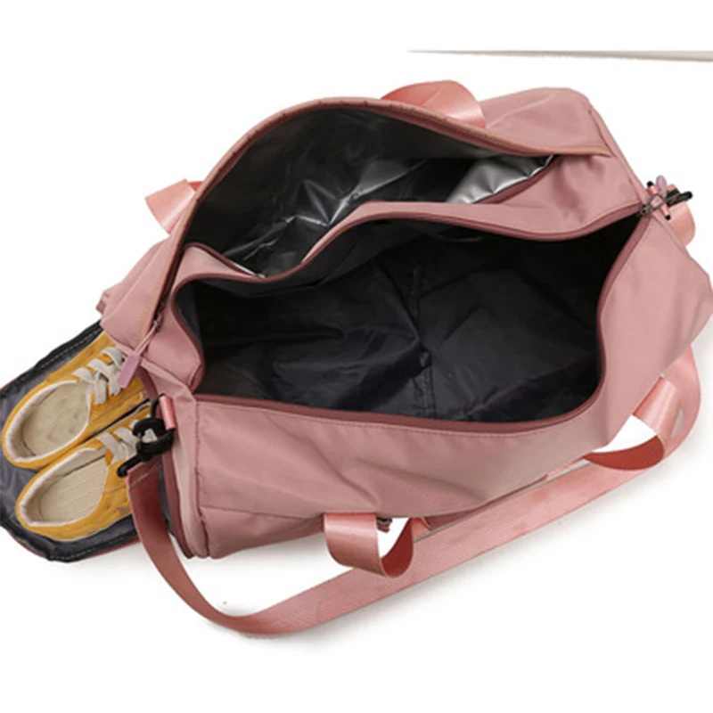 

2019 Fitness Travel Handbag Dry Wet Separation Training Bags With Shoes Compartment Portable Large Capacity Folding Sport Gym Ba