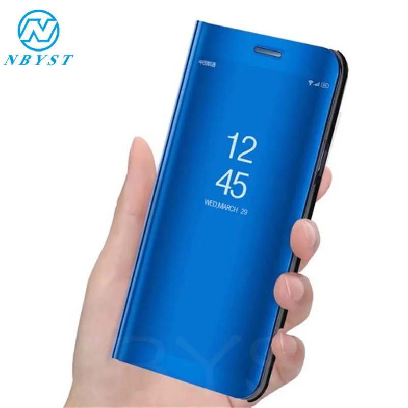 Mirror Flip Case For Oneplus 6t Case One Plus 6 Cover Smart View