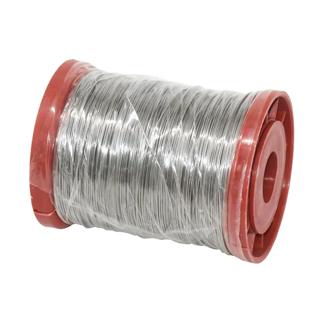 1 Tekercs 0,5 Mm 500 G Rozsdamentes Acél/Vashuzal A Méhészet Méhkas Kereteinek Alapítvány Szerszáma Méhészeti Berendezések - Image 2