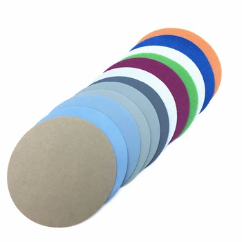 

30Ps125Mm Water Grinding Abrasive Paper 5Inch Grit 1500-10000 Sanding Discs Hook Loop Sandpaper Round Sandpaper Disk Sand Shee