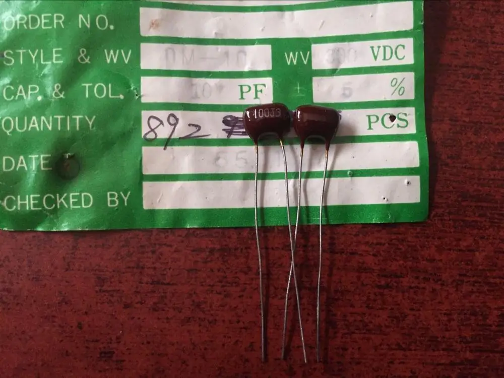 150PCS Silver MIca capacitor CDM10PF ±5% 300V or 5% 300PF can be substituted for 330P 330PF | Электроника