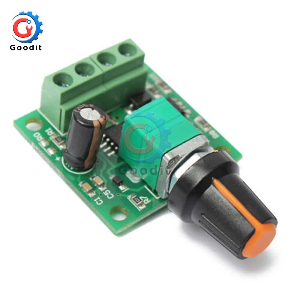 

Gaqqee DC 1.8V 3V 5V 6V 12V 2A PWM Motor Speed Controller Low Voltage Motor Speed Controller PWM 0~100% Adjustable Drive Module