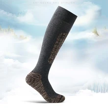 Носки для катания на лыжах, дышащие, впитывающие пот, дезодорирующие, с полотенцем, для спорта на открытом воздухе, чулочно-носочные изделия для взрослых