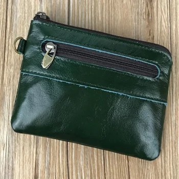 

New Style Men's Women's PU Leather Coin Purse Zipper Wallet Card Holder Vintage Retro Design Billetera Portemonnee