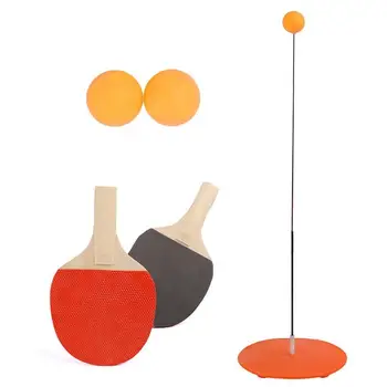 

Portable Ping Pong Training Tool Soft Shaft Professional Practice Trainer Self-study Machine Table Tennis Ball Set Home Exercise