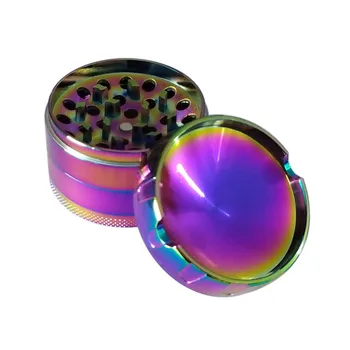 

New Grinder Concave Cover 63mm Magic Color Smoker Pot-shaped Cover Colorful Rainbow Color Multi-purpose Cigarette Cutter Grinder