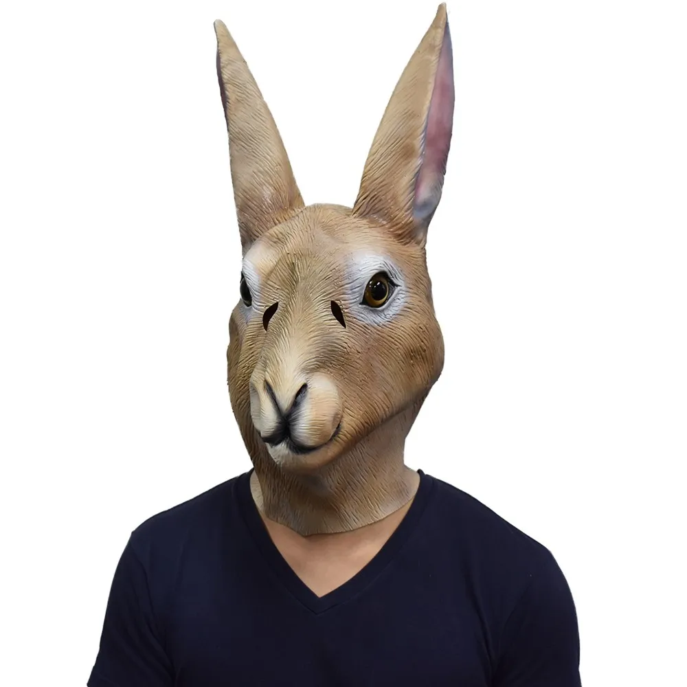 2019 New Mask Rabbit Soft Bunny Face Masks Animal Ball Masquerade Halloween Costume Girls Cosplay Toys | Дом и сад