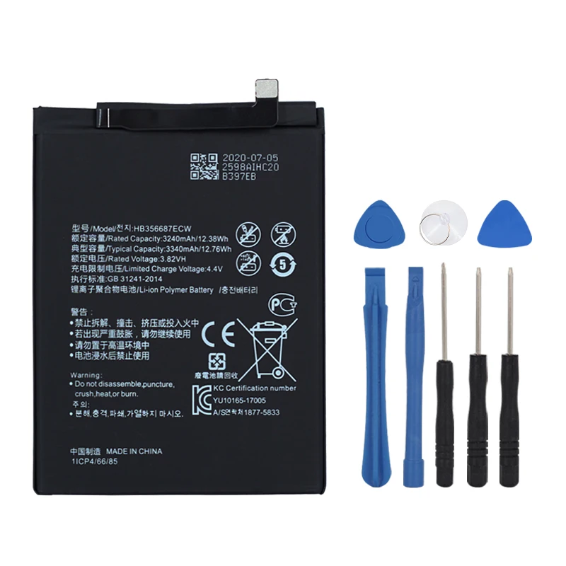 OHD оригинальный аккумулятор большой емкости HB356687ECW для Huawei Nova 2 plus 2i G10 Mate 10 Lite Honor 7x