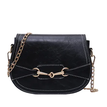 

Women's bag 2019 autumn and winter new wave Korean version of the personality wild texture Messenger bag saddle fashion