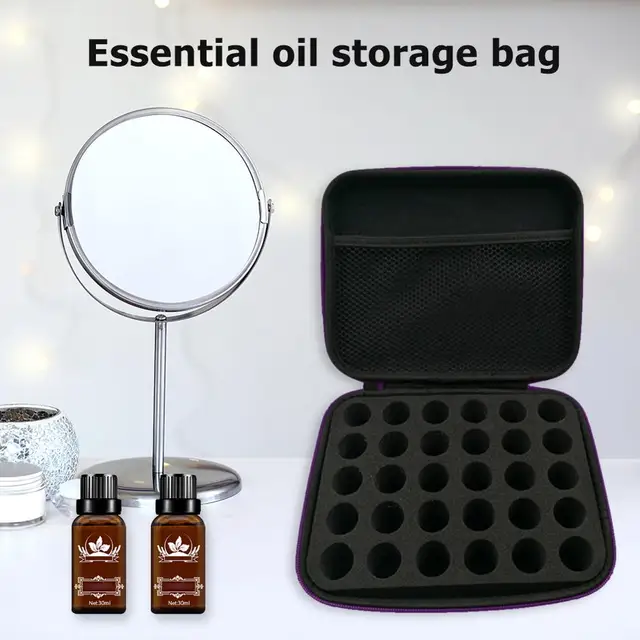 30 Rekesz 10 Ml Illóolaj -Palack Táskák Tároló Tokja Védi A Hordozható Utazási Hordozó Doboz Szervező Tartóját - Image 3