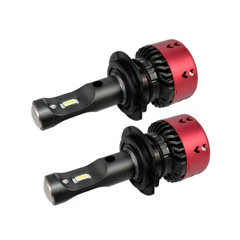 

6000K H7 Led H4 With Lumileds Luxeon ZES Chips Car Headlight Bulb H1 LED H11 H8 HB3 9005 HB4 9006 Auto Lamp 12V