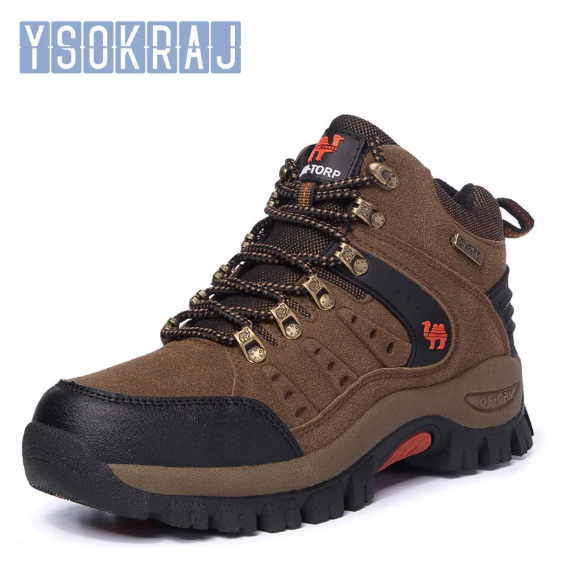 

Outdoor Waterproof Hiking Boots Men Unisex Winter Shoes Walking Climbing Hiking Shoes Mountain Sport Boots Hunting Mens Sneakers
