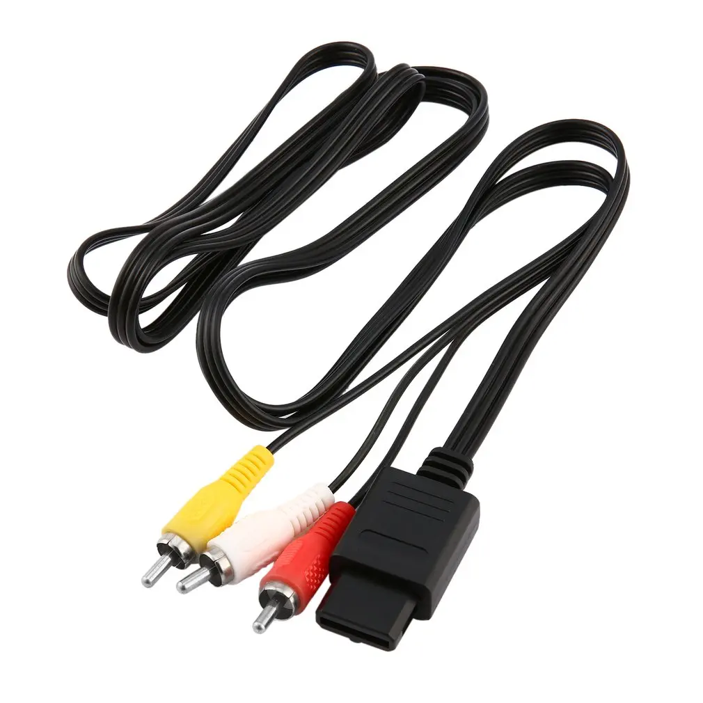 Для SNES SUPER Zend N64 GAMECUBE AV RCA аудио видео кабель ТВ консоль