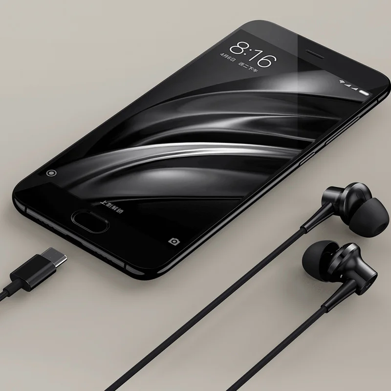 Xiaomi ANC наушники активное шумоподавление в ухо USB Type C версия гибридные с