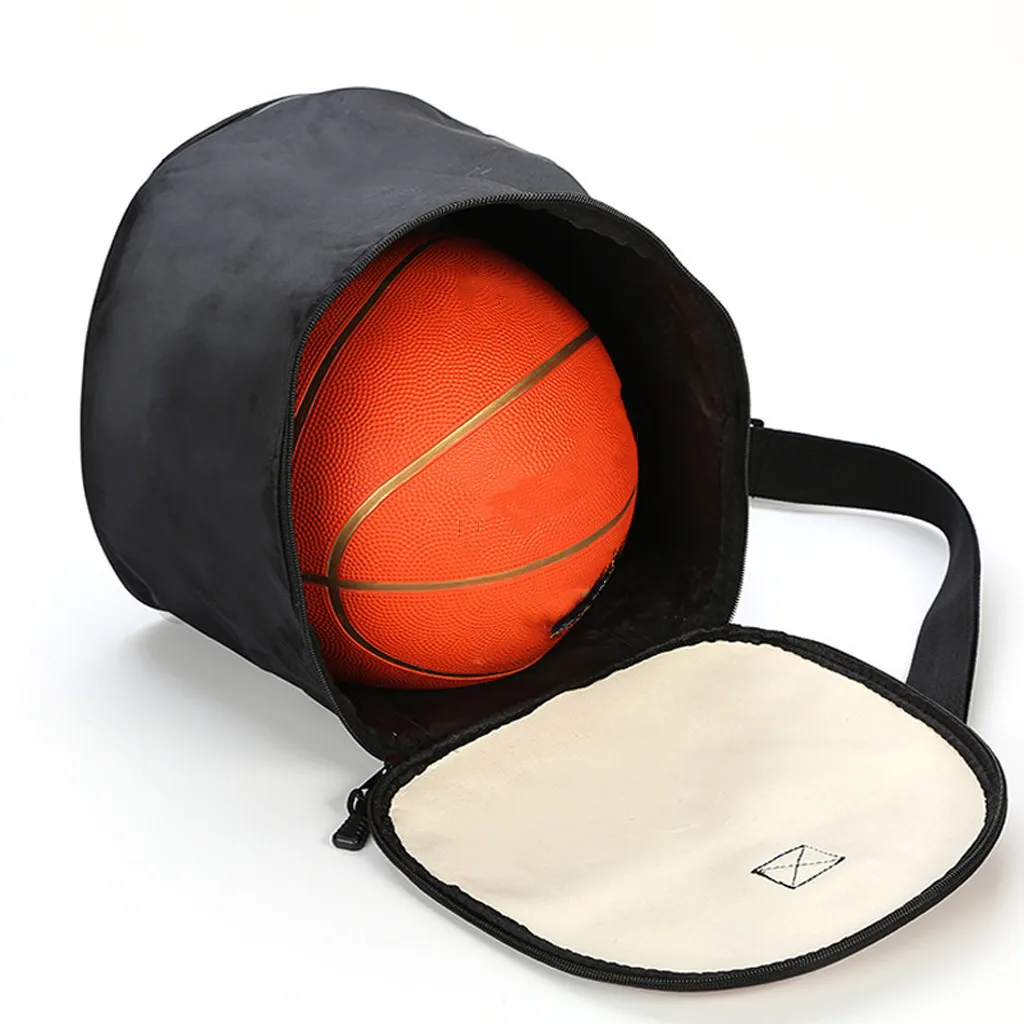 Basketball Bag Outdoor Sports Bag High-Grade Leather designed for basketball Storage Bag with storage pockets for key cup#P35