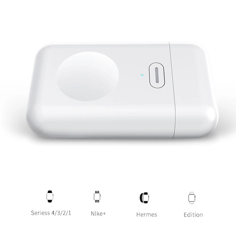Новое беспроводное зарядное устройство power Bank для i Watch 4 3 2 1 портативное мини-зарядное устройство Внешняя зарядная док-станция для Apple Watch 1 2 3 4
