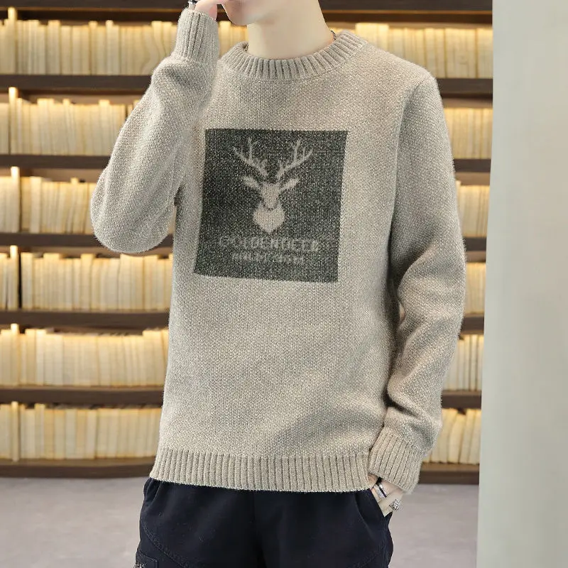 

Thickened Sweater Men 's Autumn and Winter New Fashion Loose