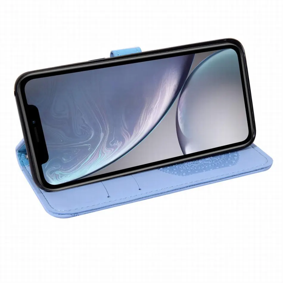 Чехол сумка с цветами для apple iPhone 11 Pro чехол рисунком мандалы 2019 X Xr XS Max 6 6S 7 8 Plus 5 SE