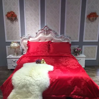 STYLE 25 LeRadore Сатиновые утолщенные комплекты постельного белья из хлопка, 4 шт., постельное белье с 3D вышивкой, Комплект постельного белья, жаккардовое постельное белье King queen - Цвет: STYLE 25